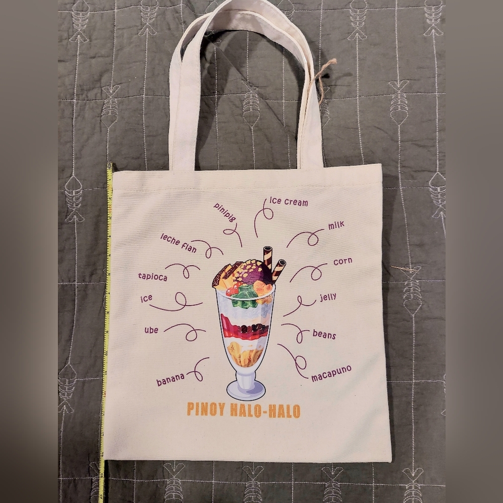 Pinoy Halo-Halo Canvas Tote Bag